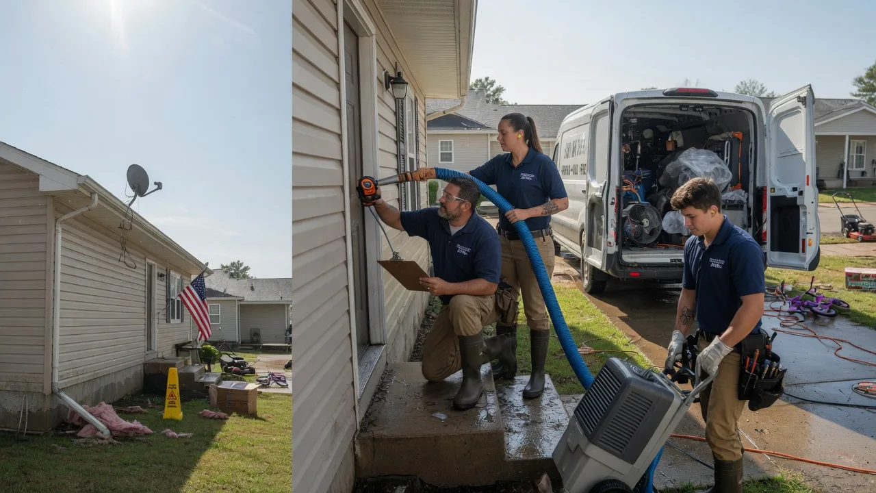 Ceiling Water Damage Restoration in Falmouth, IN near me